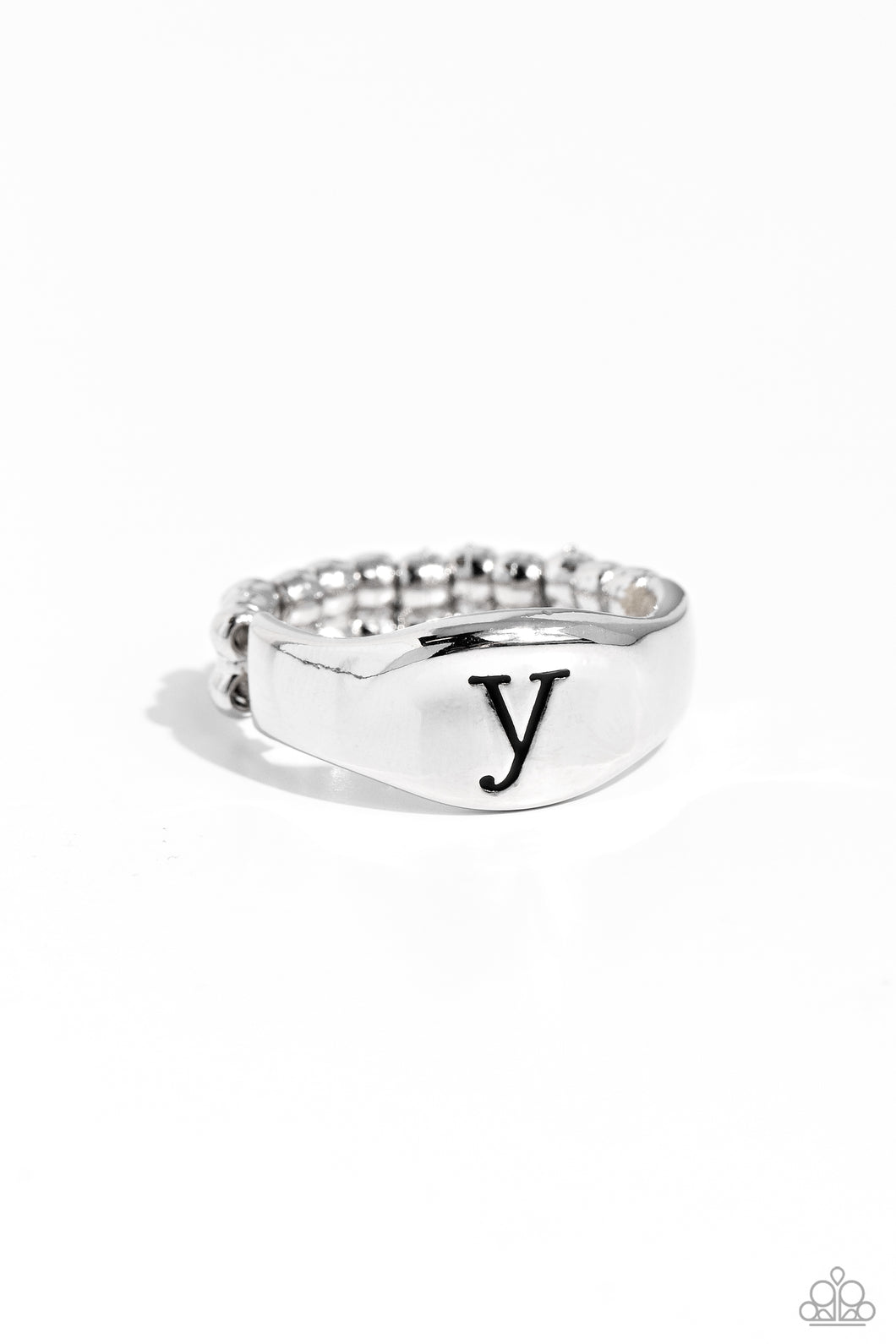 Y- Monogram Memento- Silver