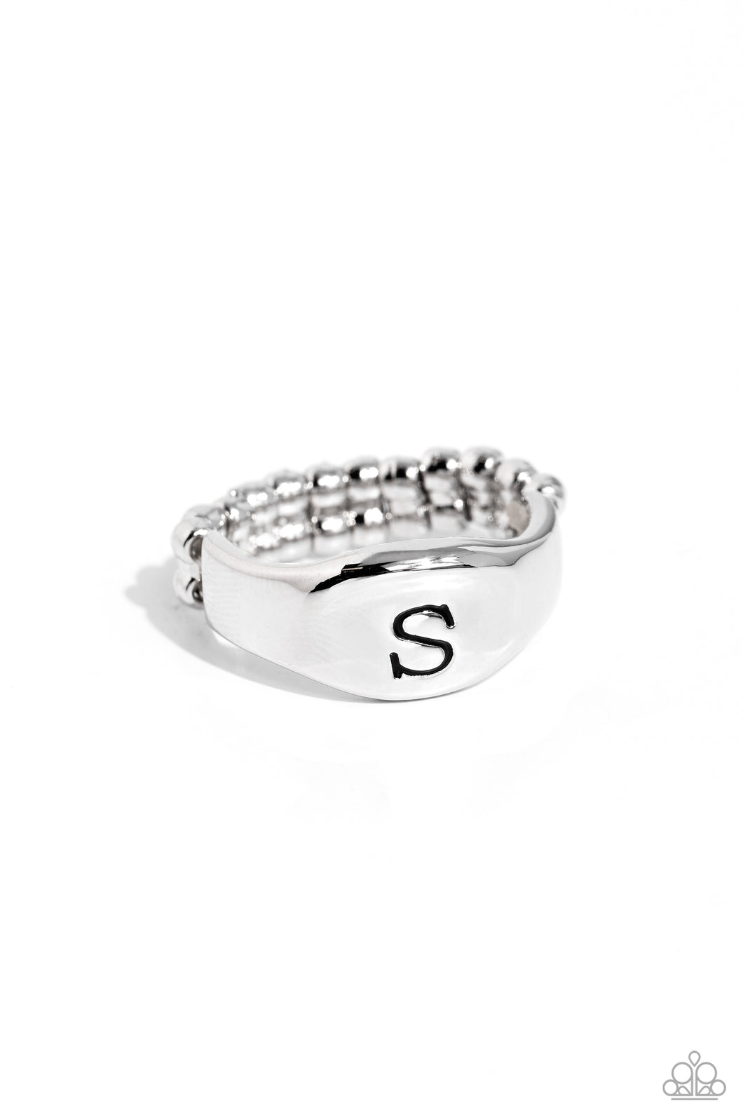 S- Monogram Memento- Silver