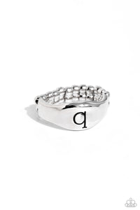 Q- Monogram Memento- Silver