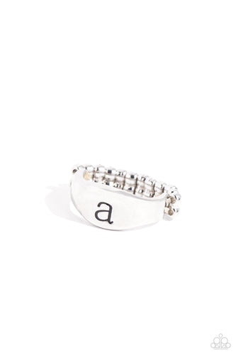 A- Monogram Memento- Silver