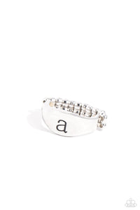 A- Monogram Memento- Silver