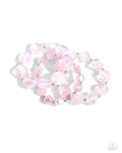 Load image into Gallery viewer, Cubed Cameo Glittery Gala- Pink