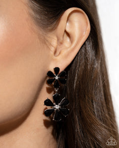Floral Fun Blast Of Blossoms- Black