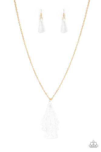 Triple The Tassel- White