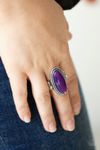 Load image into Gallery viewer, Oval Oasis- Purple