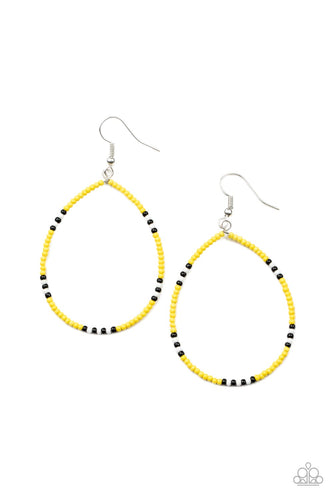 Keep Up The Good BEADWORK- Yellow