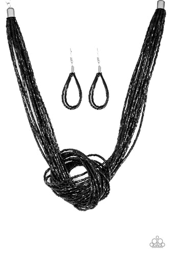 Knotted Knockout- Black