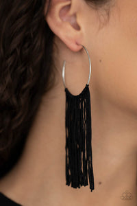 Flauntable Fringe- Black