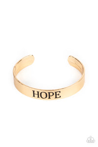 Hope Makes The World Go Round- Gold