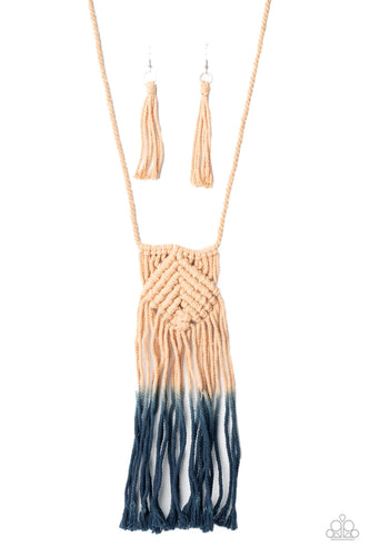 Look At MACRAME Now- Blue