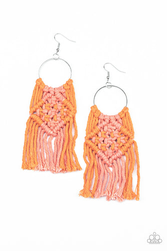 Macrame Rainbow- Orange