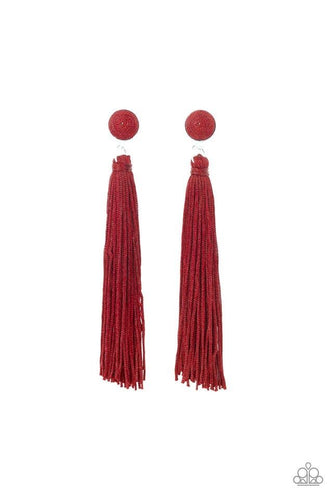 Tightrope Tassel- Red