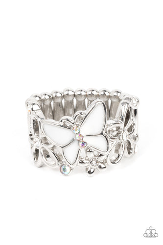 All FLUTTERED Up- White