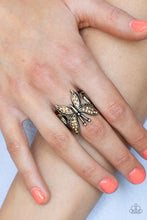 Load image into Gallery viewer, Blinged Out Butterfly- Brass