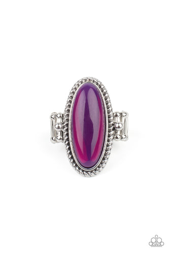 Oval Oasis- Purple