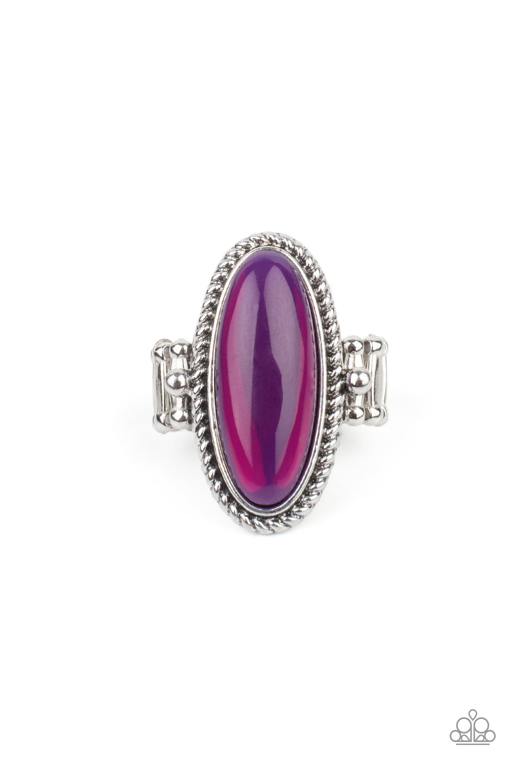 Oval Oasis- Purple